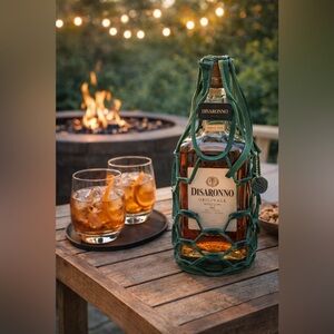 Handmade Genuine Leather Wine Bottle Holder Tote Carrier Giftable BYOB reusable